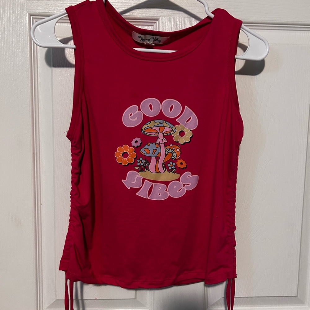 Wild Fable Hot Pink 'Good Vibes' Tank Top